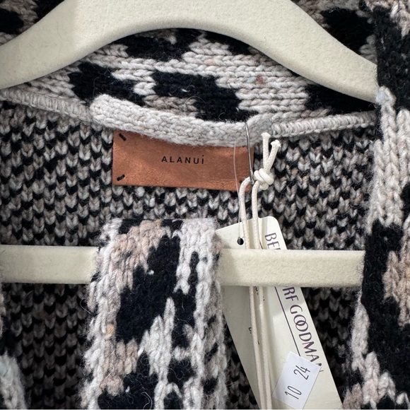 Alanui Kids Wild Spirit Cardigan Leopard Print Size 6 - Picture 4 of 16